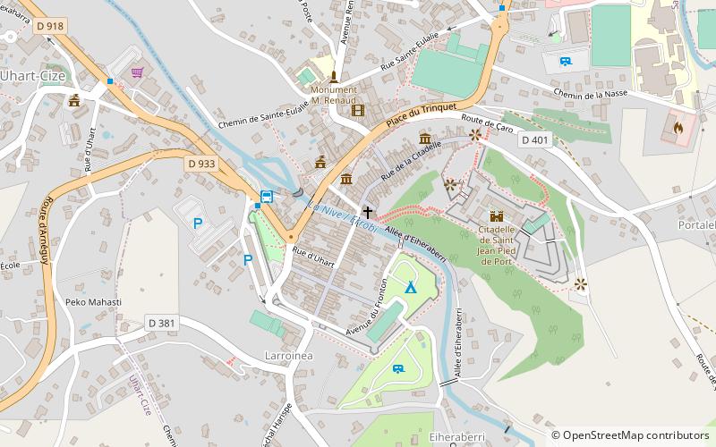 Camino de Santiago francés location map