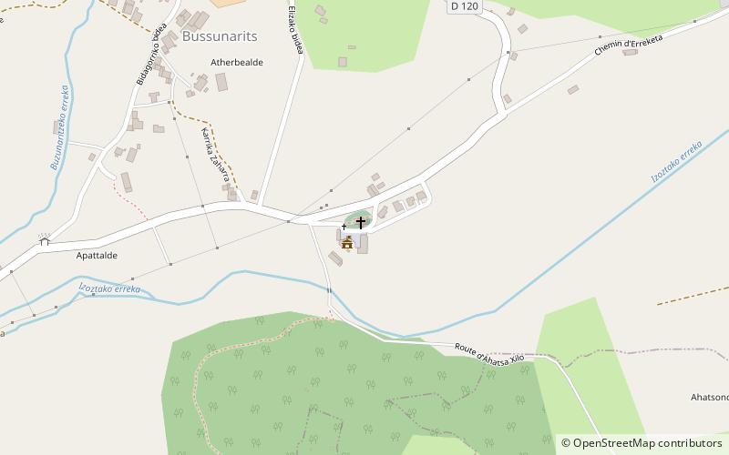 Bussunarits-Sarrasquette location map