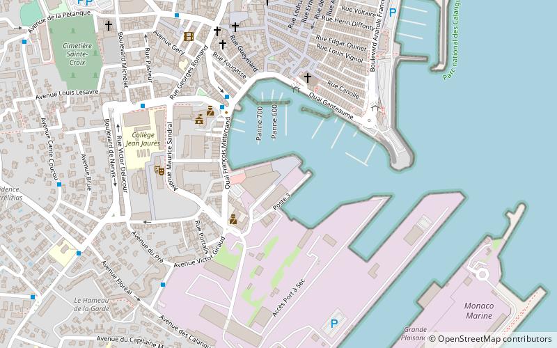 Esplanade Capitainerie location map