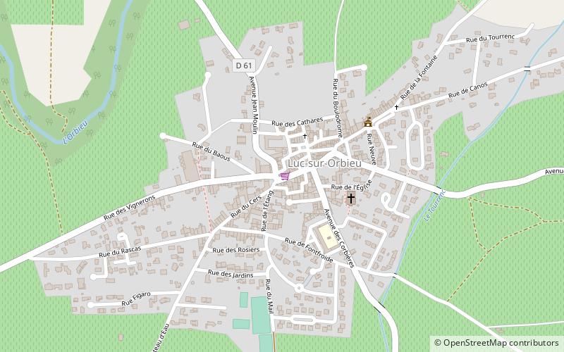 Luc-sur-Orbieu location map