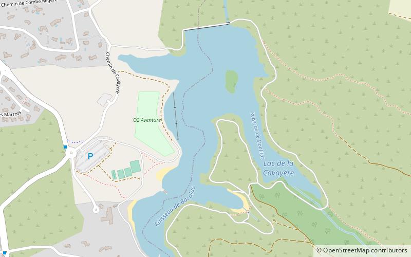 Lac de la Cavayère location map