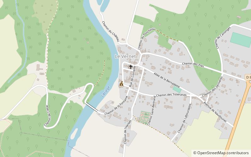 Le Vernet location map