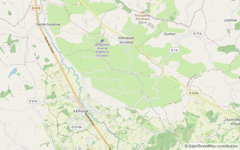 Le Fossat location map