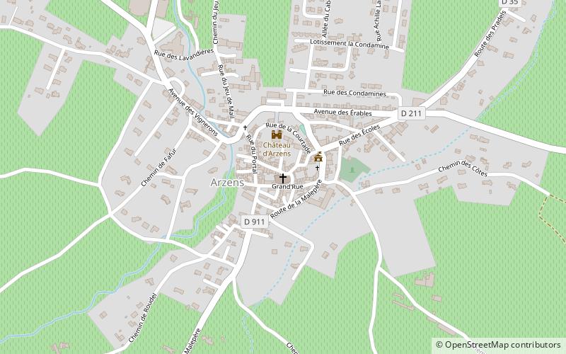 Église Saint-Genès location map