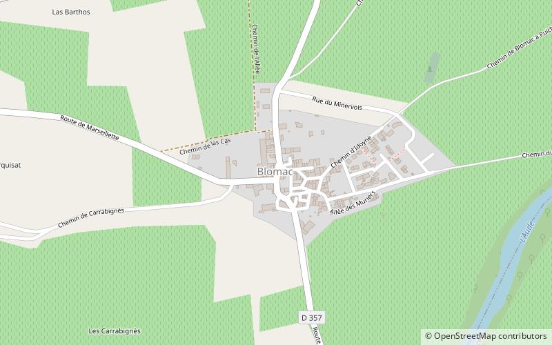 Blomac location map