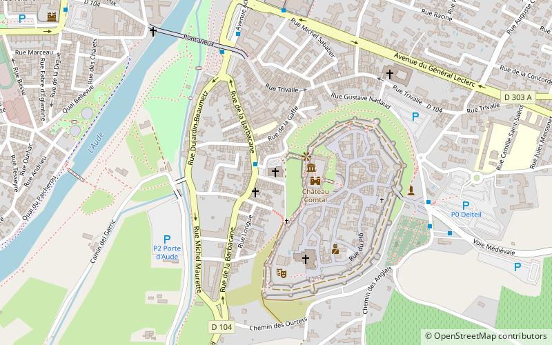 eglise saint gimer carcassonne location map
