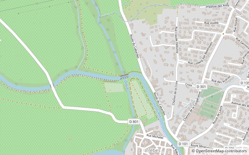 Pont-canal de l'Orbiel location map