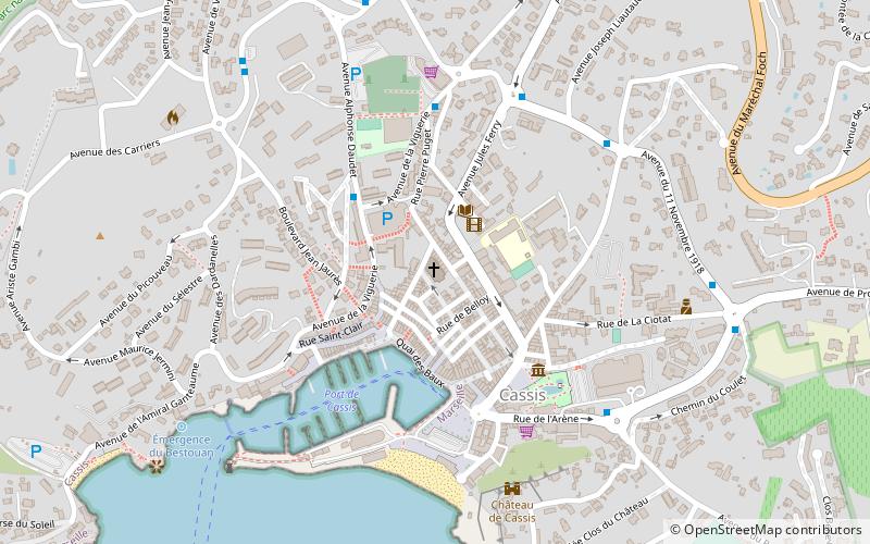 eglise saint michel cassis location map