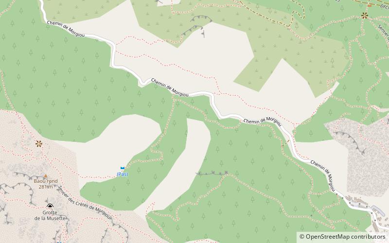 Calanques location map