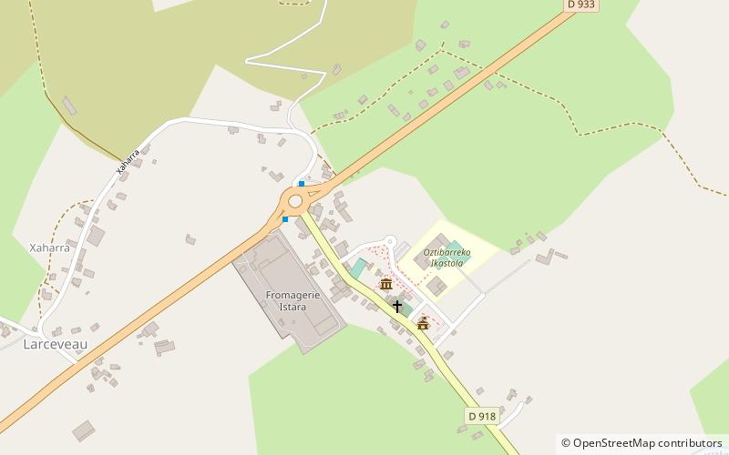 Larceveau-Arros-Cibits location map