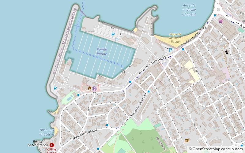 DUNE Marseille location map
