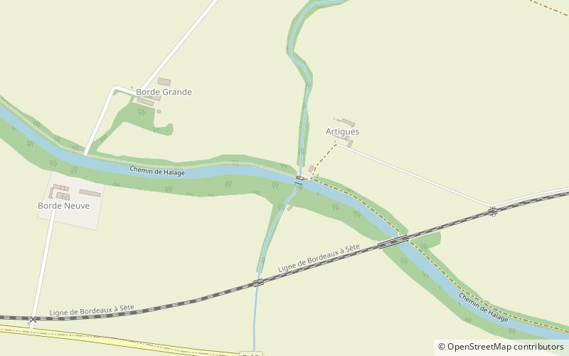 pont canal de rebenty location map