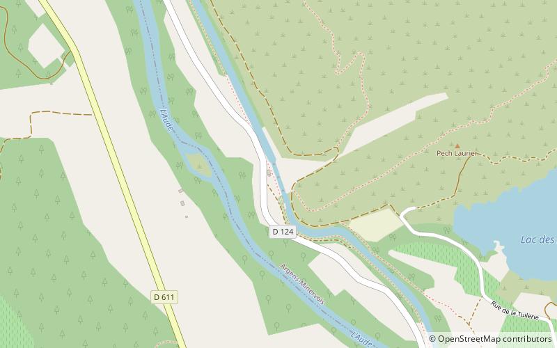 Pechlaurier Lock location map