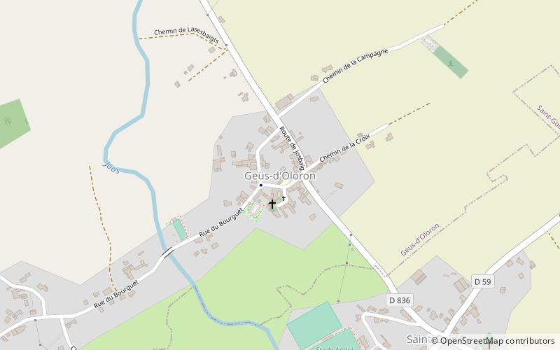 Geüs-d'Oloron location map