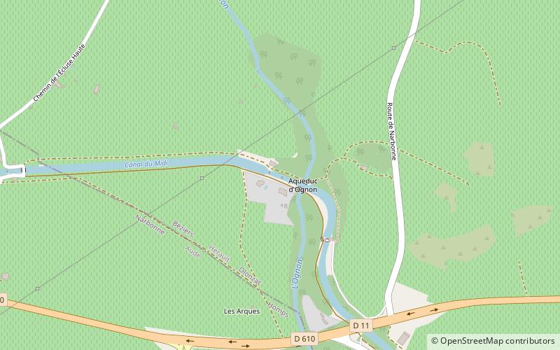 Ognon Lock location map