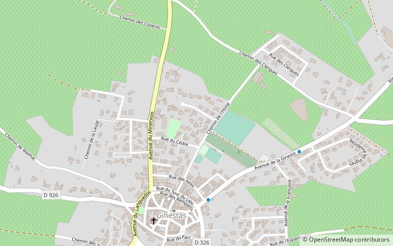 Ginestas location map