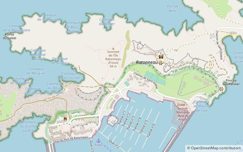 Ratonneau location map