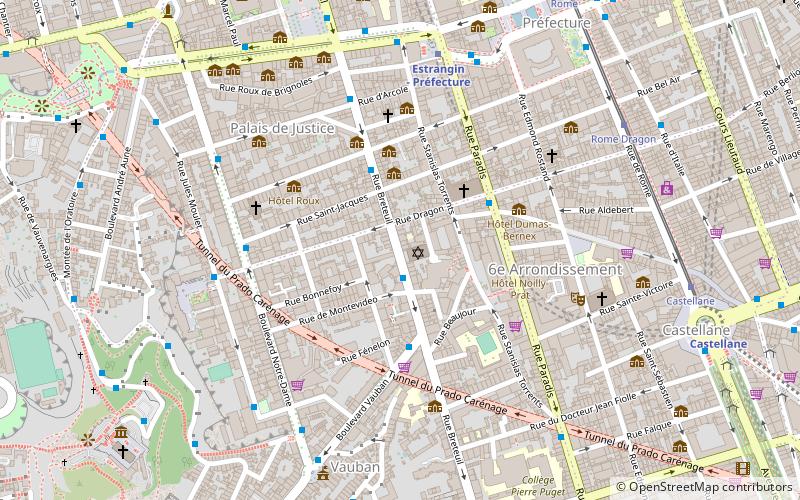 Große Synagoge location map