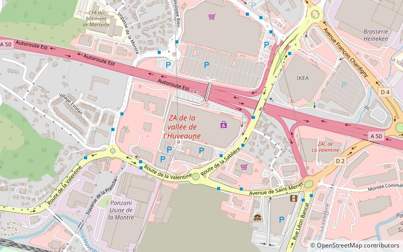 Centre Valentine location map