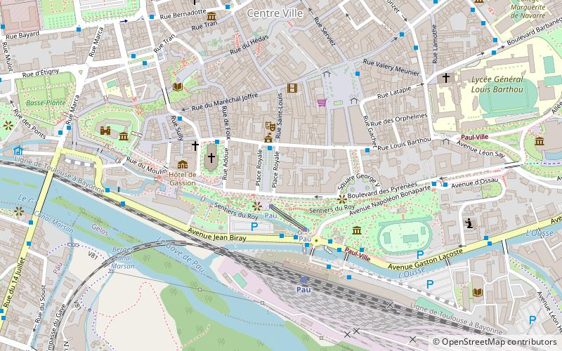 Boulevard des Pyrénées location map