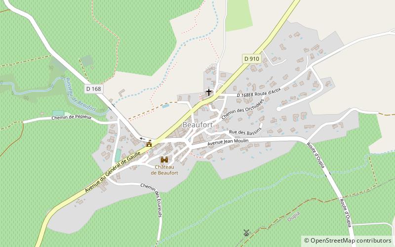 Beaufort location map