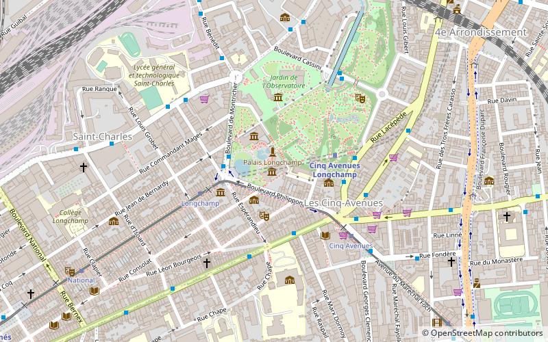 Muséum d'histoire naturelle de Marseille location map