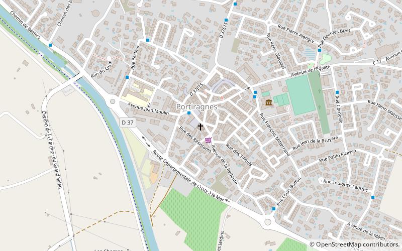 Église Saint-Félix de Portiragnes location map