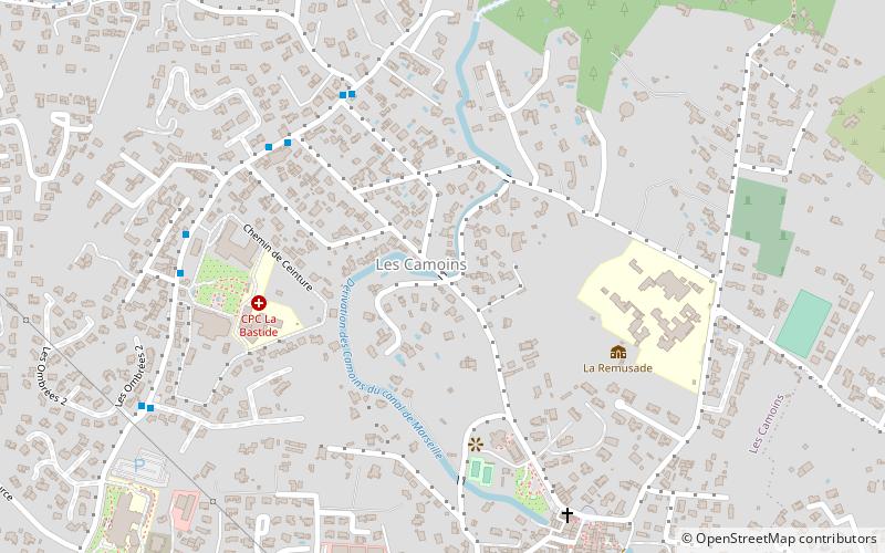 avenue des camoins marsylia location map