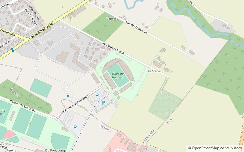 Stade du Hameau location map