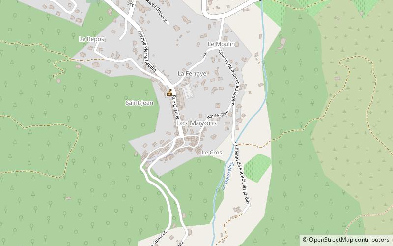 Les Mayons location map