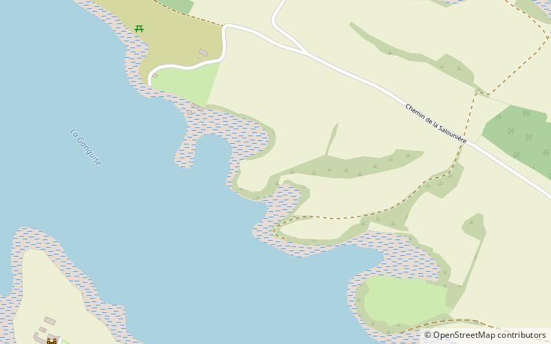 Lac de la Ganguise location map