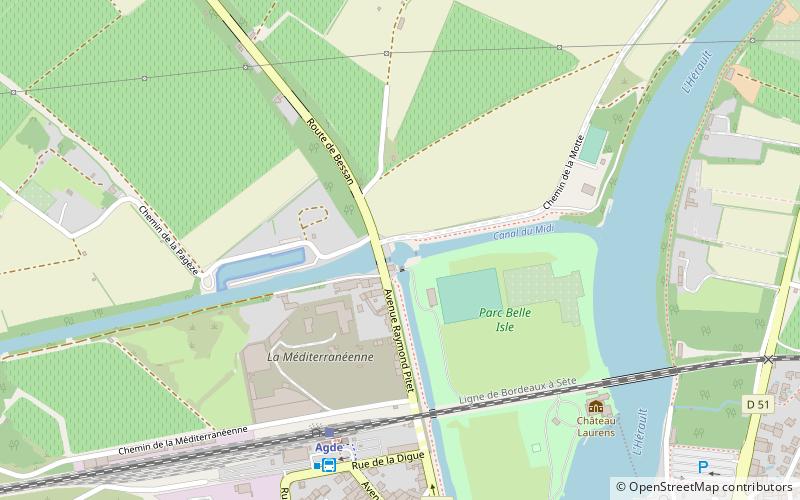 Agde Round Lock location map