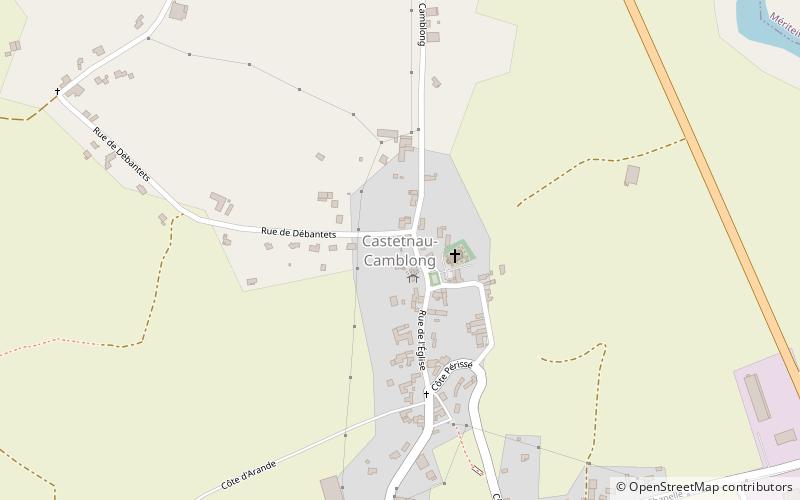 Castetnau-Camblong location map