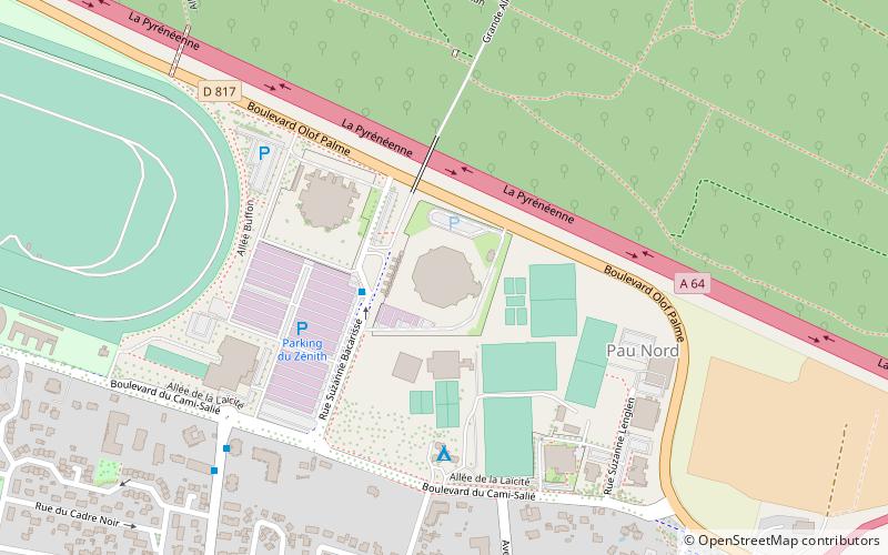 Palais des Sports de Pau location map