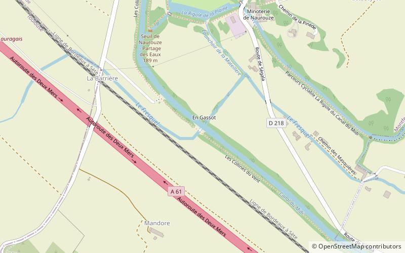 pont canal de vasague location map