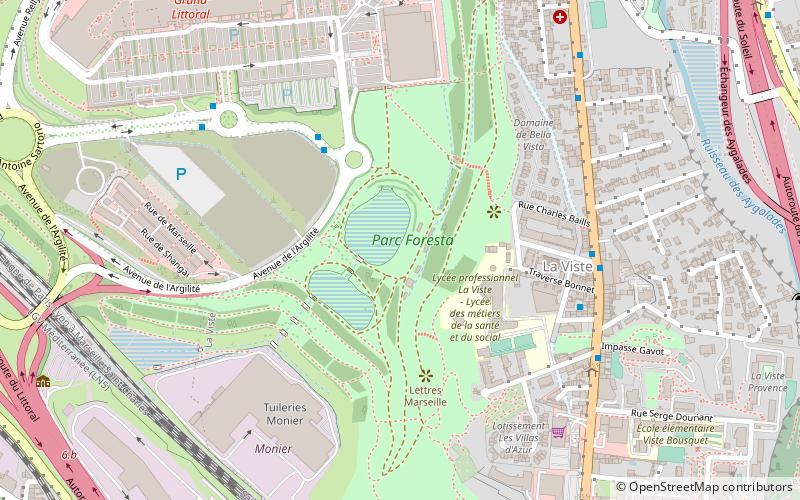 Parc Foresta location map