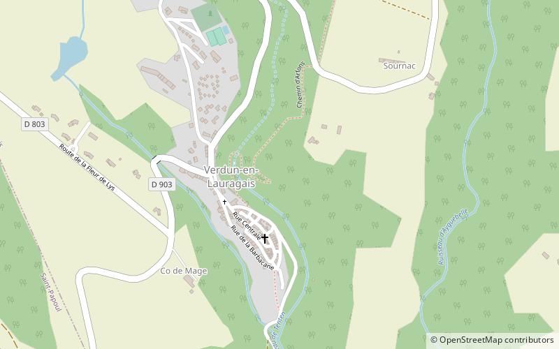 Verdun-en-Lauragais location map
