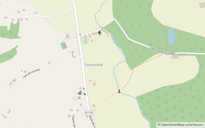 Sauvelade location map