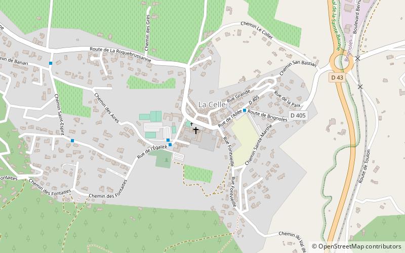 La Celle location map