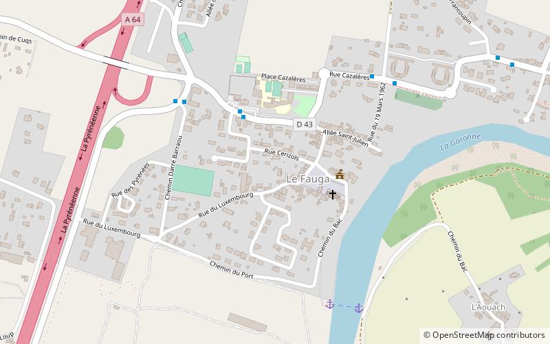 Le Fauga location map