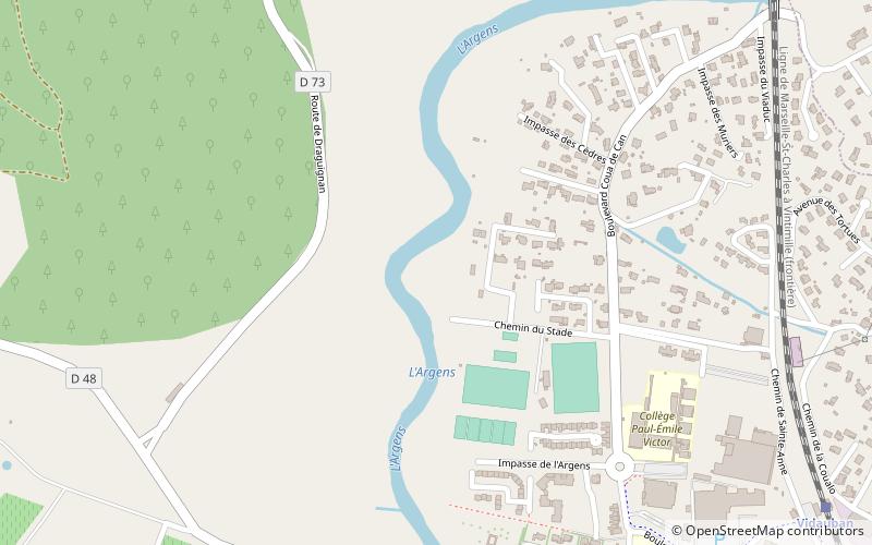 Provence Aventure Vidauban location map
