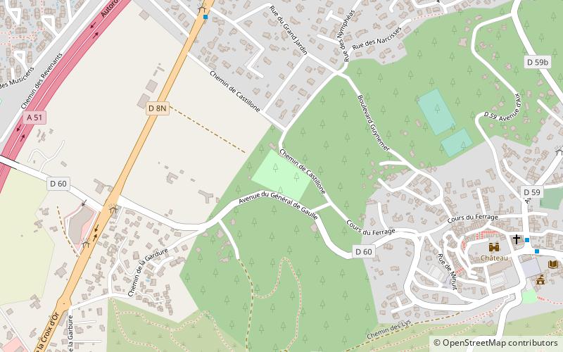 Jardin d'Albertas location map