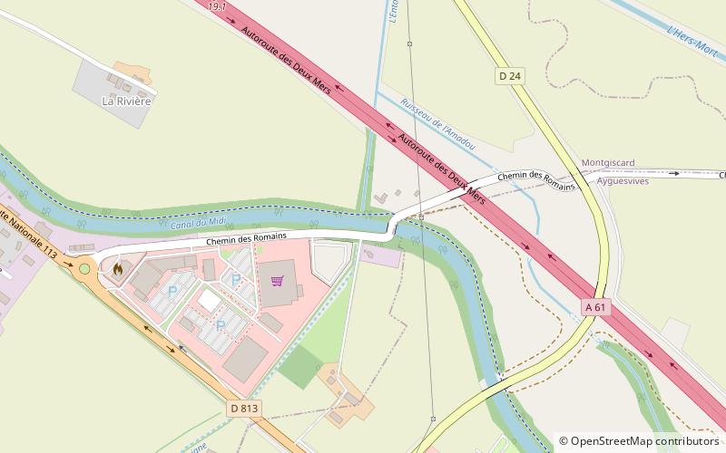 Nostreseigne Aqueduct location map