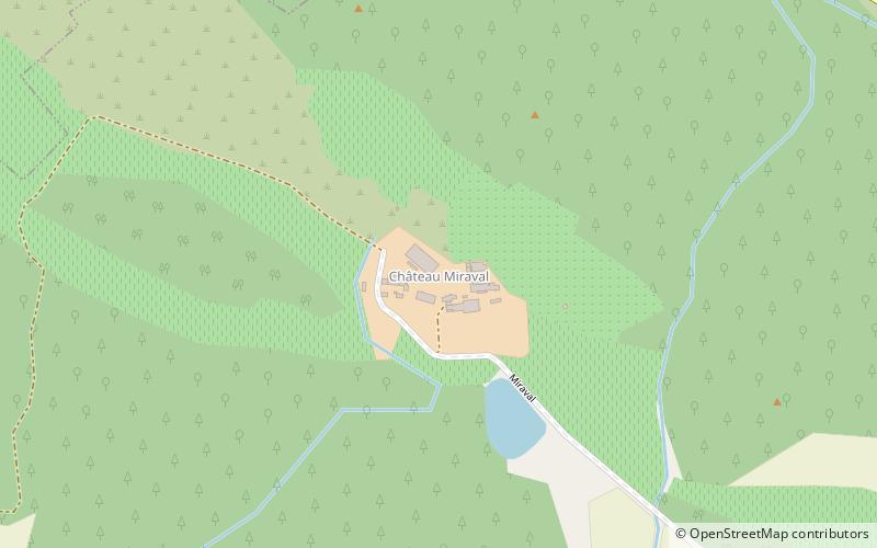 Château Miraval location map