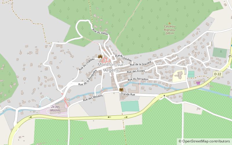 Montfort-sur-Argens location map