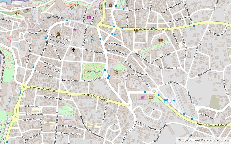 Gare de Biarritz-Ville location map