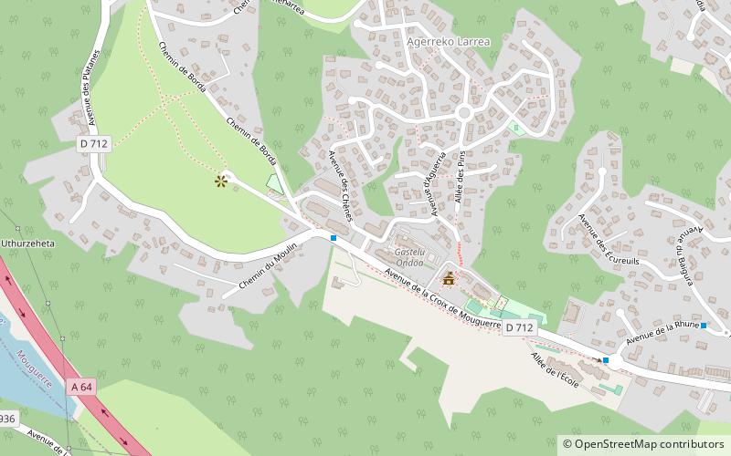 Mouguerre location map