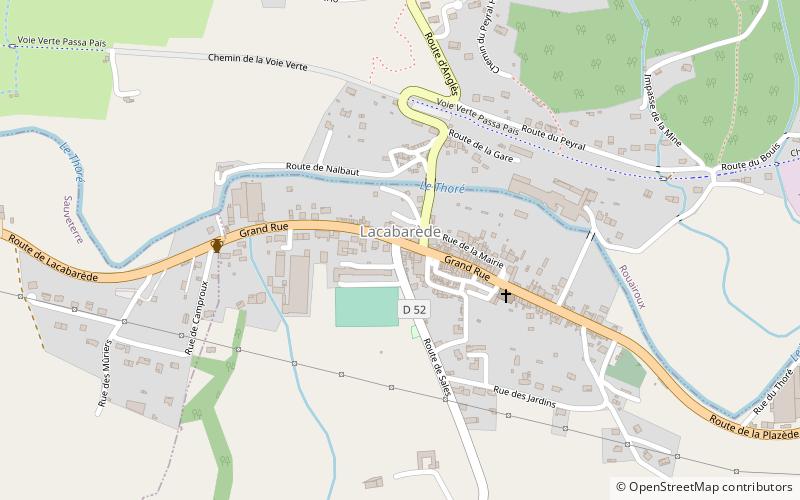 Lacabarède location map