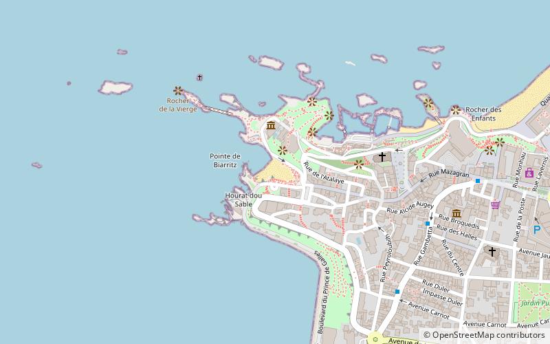plage du port vieux biarritz location map