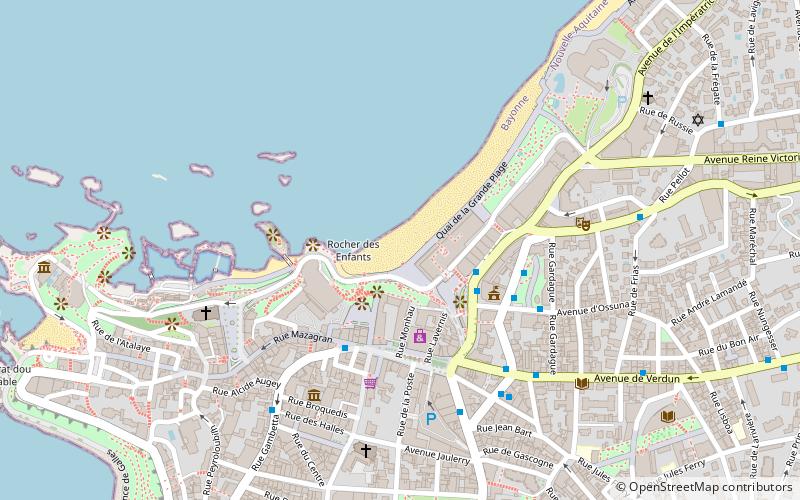 grand plage biarritz location map